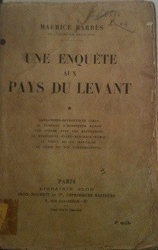 Une enquête aux Pays du Levant (Tome 1)