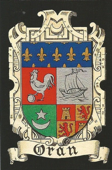 Carte postale "Blason d'Oran"