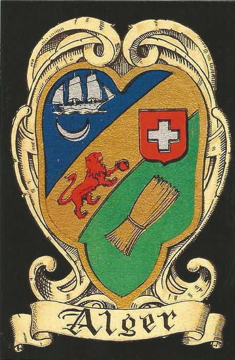 Carte postale "Blason d'Alger"