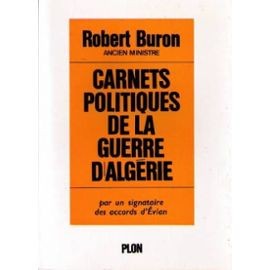 Carnets politiques de la guerre d'Algérie