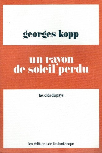 Un rayon de soleil perdu