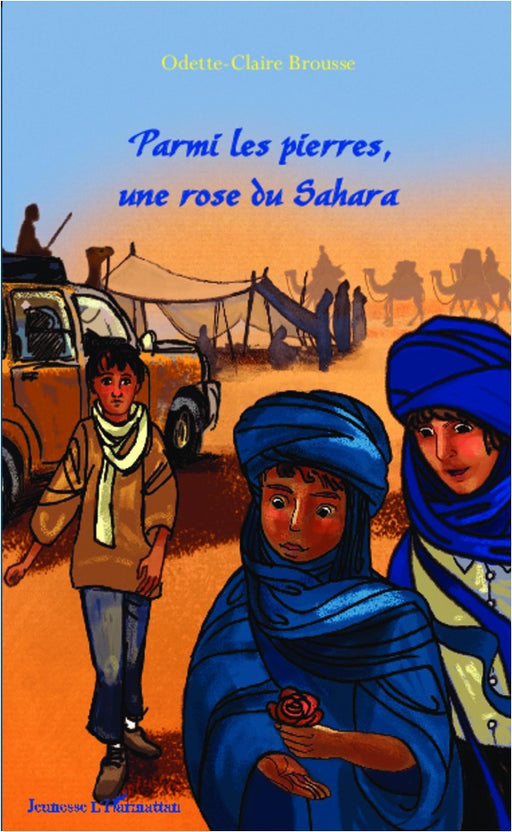 Parmi les pierres, une rose du sahara