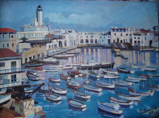 Peinture Port d'Alger