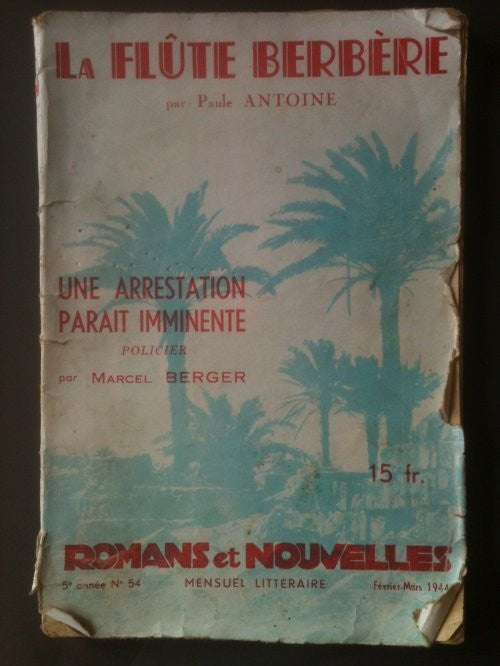 La Flûte berbère - Mensuel littéraire "Romans et nouvelles" n°54