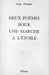 Deux poèmes pour une marche à l'étoile